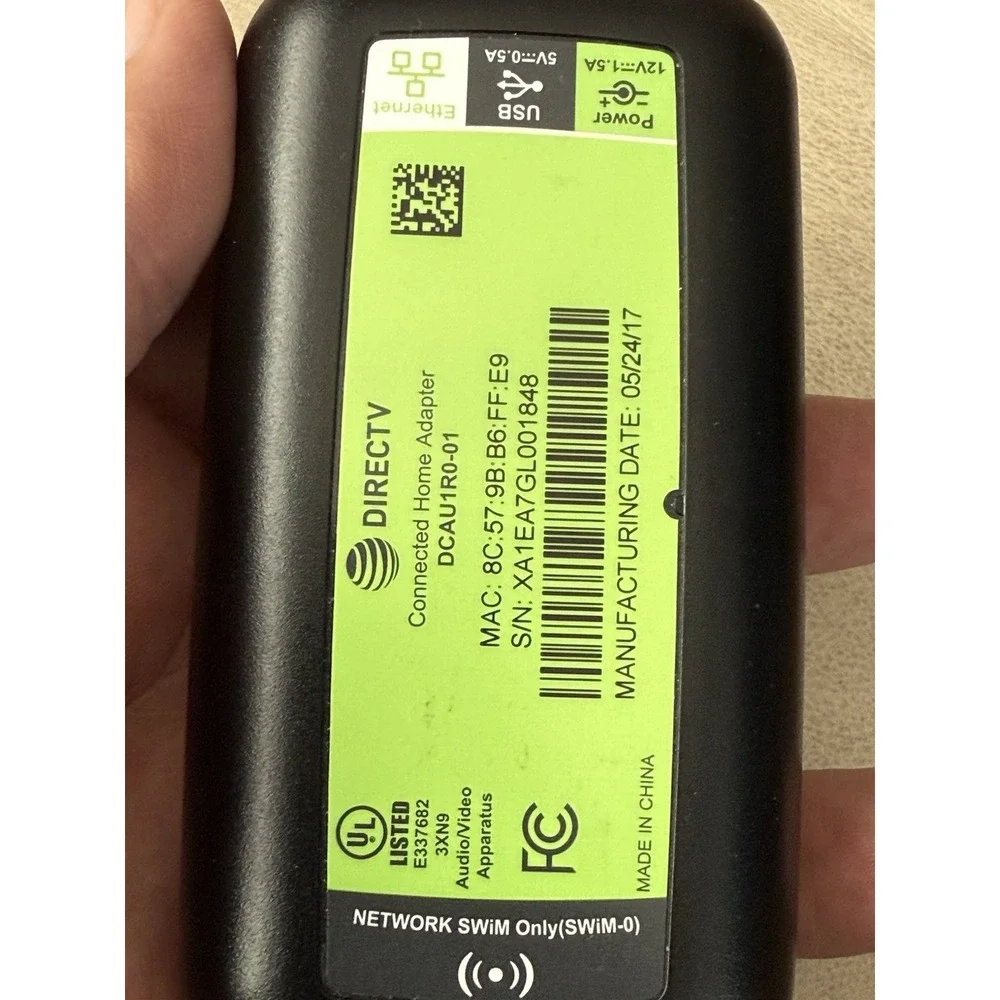 DIRECT TV CONNECTED HOME ADAPTER DCAU1R0-01
